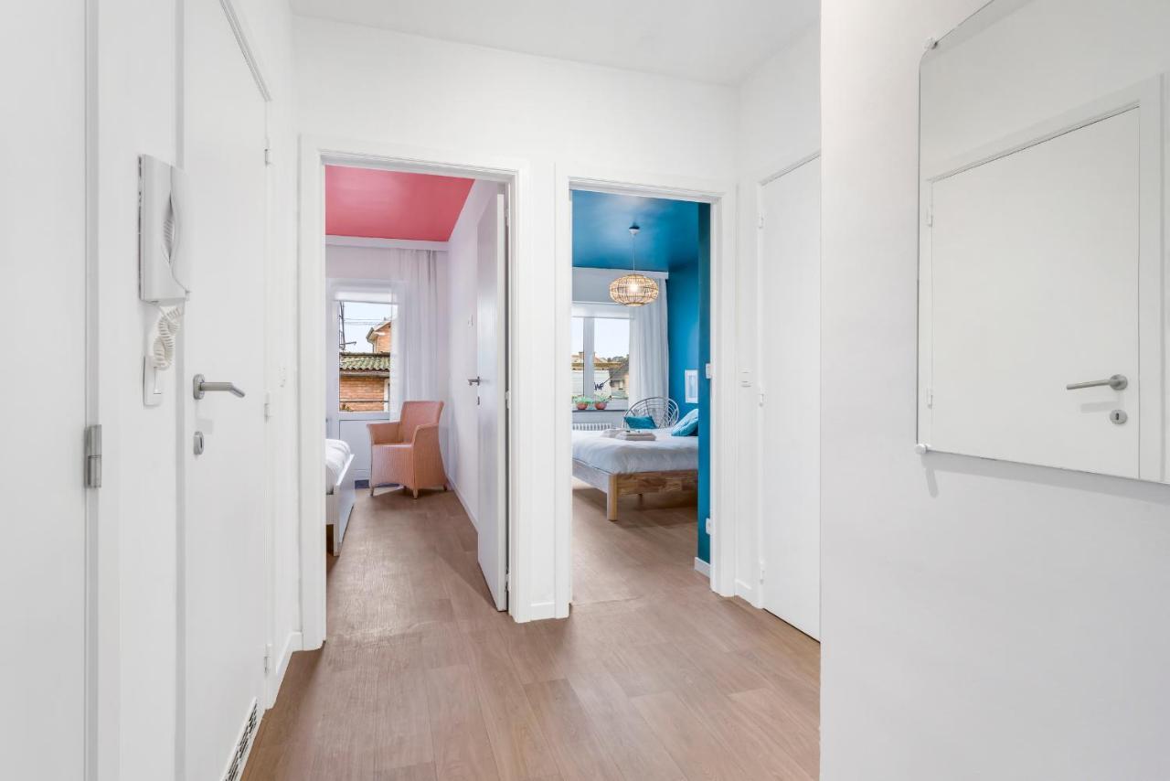 Ruim, Rustgevend Glv App Met Warme Kleuraccenten Middelkerke Luaran gambar